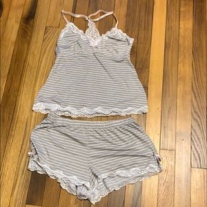 Sleep shorts and tank top